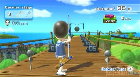 Gameplay Wii Sports Resort : Tir à l'arc - jeuxvideo.com