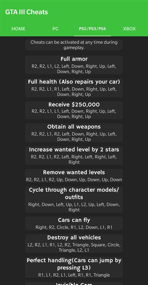 Gta 3 Cheats App Free Download