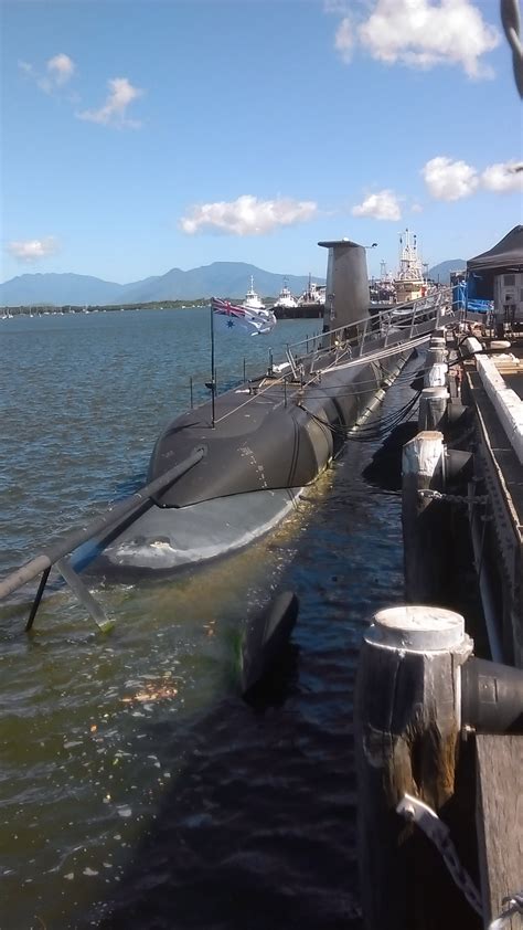 Collins class submarine docked : r/pics