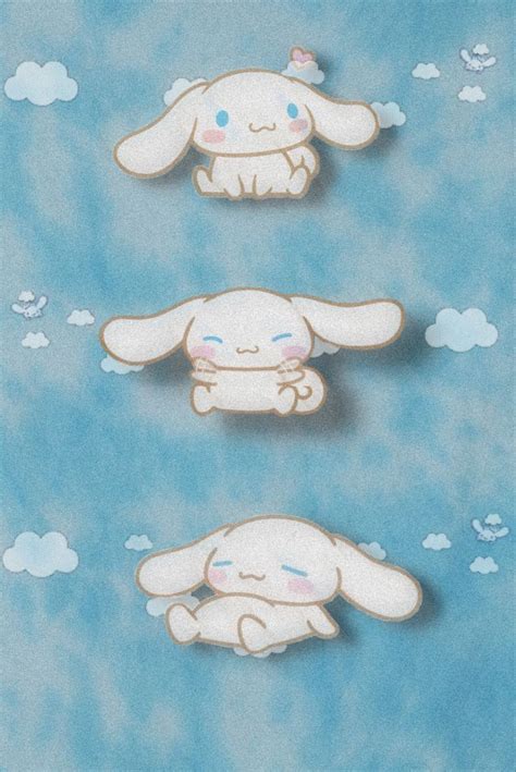 Cinnamoroll cute aesthetic cloud wallpaper / lock screen🤍💙 | Cute cartoon wallpapers, Sanrio ...