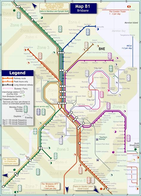 Rail Map of Brisbane, Burpengary station | Train map, Subway map design, Map