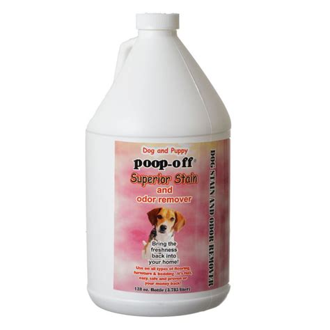 Poop-Off Superior Stain & Odor Remover (128 oz) - FREE Pet Urine ...