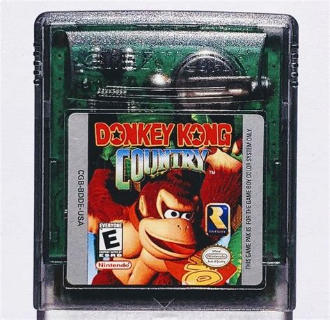 Game Boy Color Donkey Kong Country King on Mercari in 2020 | Donkey ...