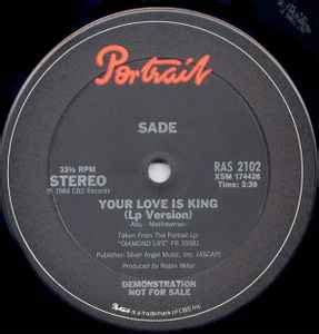 Sade – Your Love Is King (1984, Vinyl) - Discogs