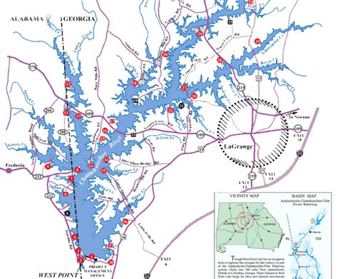 Topo Map Of West Point Lake