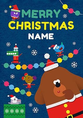 Hey Duggee - Merry Christmas Personalised Card | Funky Pigeon