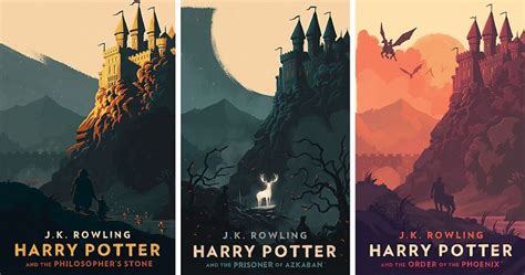 Magical Vintage Harry Potter Book Covers By Olly Moss | Bored Panda