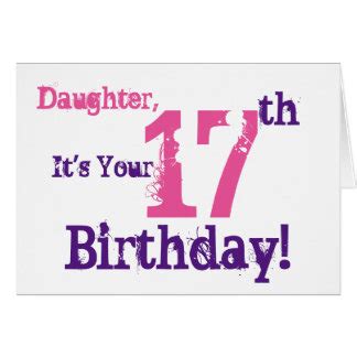 17th Birthday Greetings Gifts on Zazzle