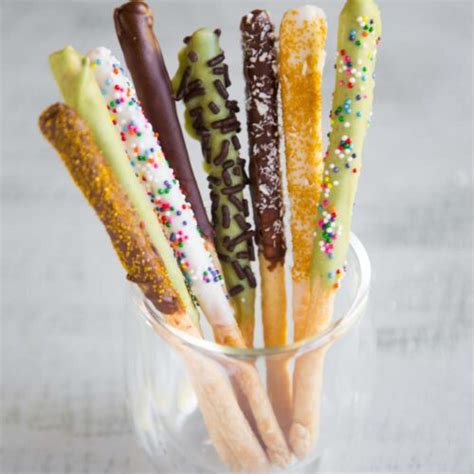 Easy Homemade Pocky Sticks (Assorted Flavors) - What To Cook Today