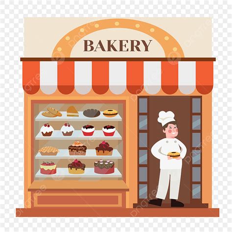 Bakery Shop Logo Vector PNG Images, Bakery Shop Manager Clipart, Bakery, Store Manager, Clipart ...