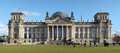 Reichstag w Berlinie (Niemcy) - siedziba niemieckiego parlamentu