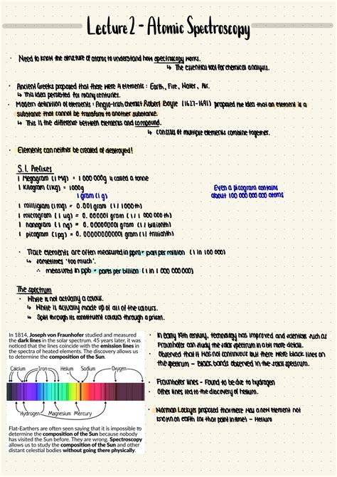 Lecture 2 - Atomic Spectroscopy - Lecture2- Atomic Spectroscopy Need to ...