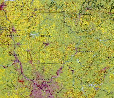 Topographic Map Pennsylvania