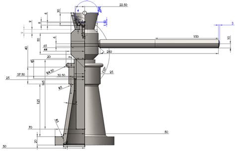 Screw Jack Cad Drawing