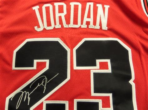 Coach's Corner - Michael Jordan hand signed red Chicago Bulls jersey!