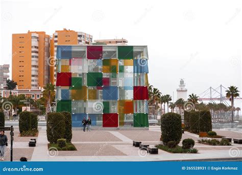 Centre Pompidou is a Cultural Center in Malaga, Spain Editorial Photo ...