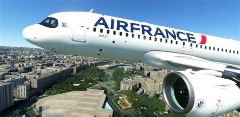 MSFS Liveries | Airbus A320 (A32NX) Air France 2021 Brest | Simvol