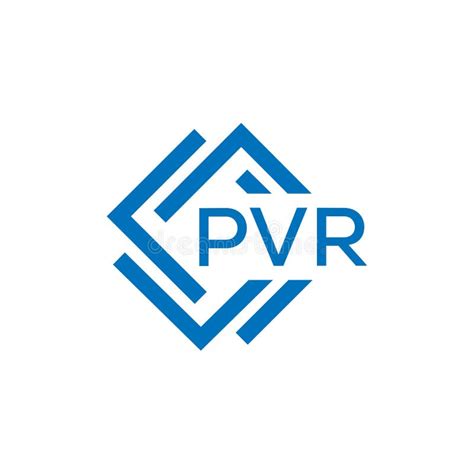 PVR Letter Logo Design on White Background. PVR Creative Circle Letter ...