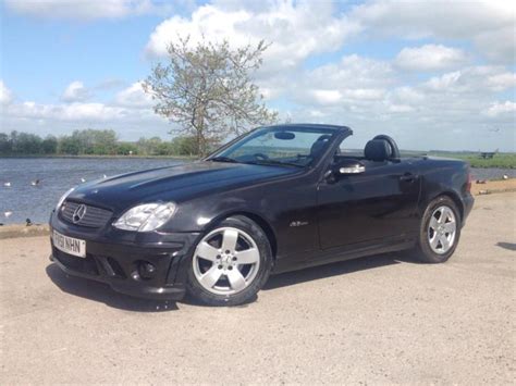 MERCEDES SLK AMG CONVERTIBLE AUTO PETROL BLACK | in Keighley, West Yorkshire | Gumtree