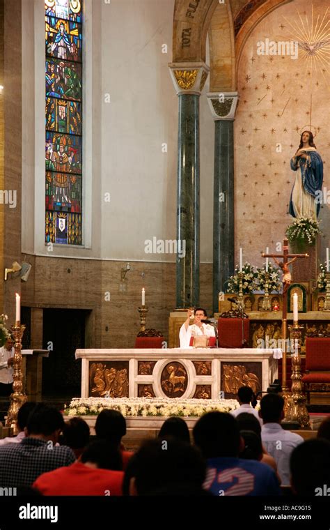 Manila Cathedral interior, Intramuros, Philippines Stock Photo - Alamy