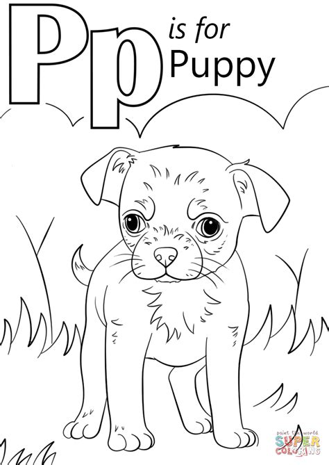 Printable Letter P Coloring Pages