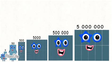 Numberblocks sneeze number 5 - 5,000,000 - YouTube