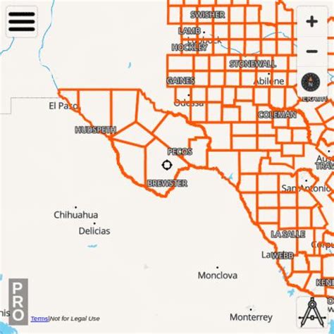 Squirrel Hunt Zones, Texas | hunting Topo Maps
