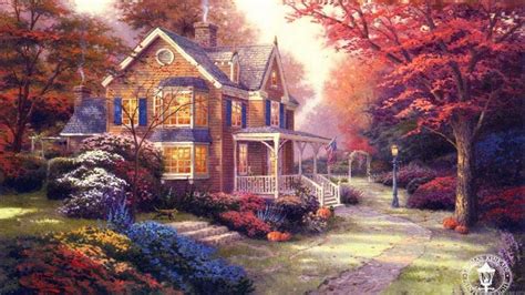 Thomas Kinkade Autumn Desktop Wallpapers - Top Free Thomas Kinkade Autumn Desktop Backgrounds ...