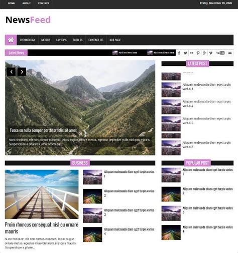 20+ News Bootstrap Themes & Templates