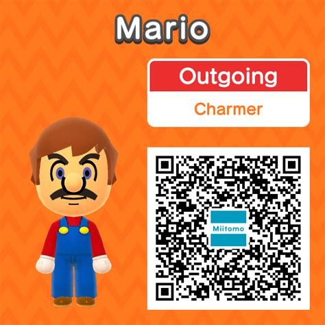 Bowser Mii QR Code Tomodachi Life