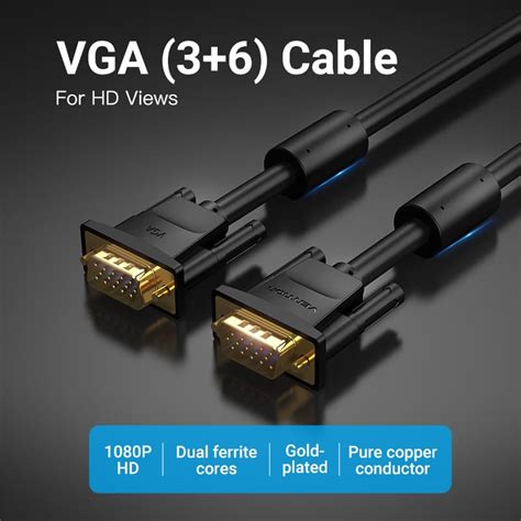 What is the longest transmission distance of the VGA cable