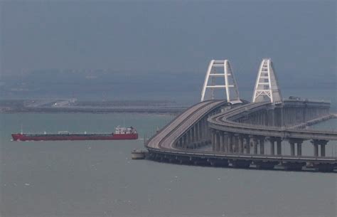 Russian Salvage Team Arrives At Kerch Strait Bridge