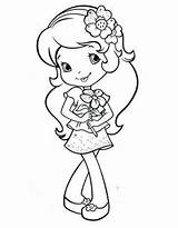 Strawberry Shortcake Coloring Pages Free Printable PDF sketch template