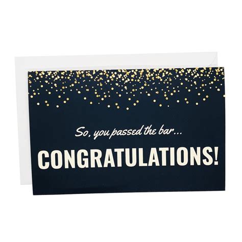 Congratulations You Passed the Bar Card New Attorney / - Etsy | Bar card, Exam messages ...