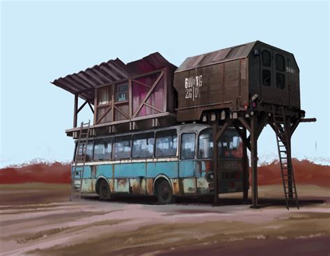 Abandoned Soviet Bus Concepts by Paweł Góral