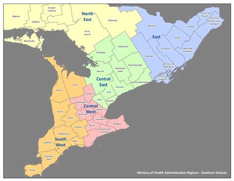 Exploring Southern Ontario Through Its Map - Map Of Europe