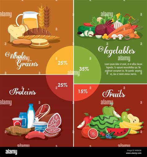 Healthy food infographic Stock Vector Image & Art - Alamy