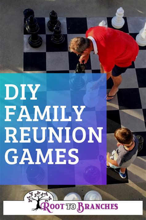 Check out our post "DIY Family Reunion Games" to learn how to make family reunion games to play ...