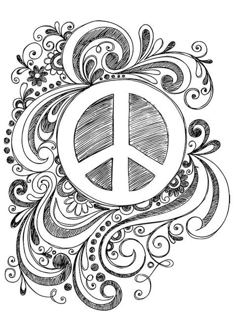 Printable Peace Coloring Pages