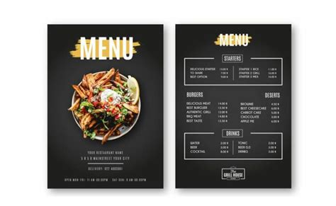 6 Ide Desain Menu Makanan yang Menarik Perhatian Pelanggan