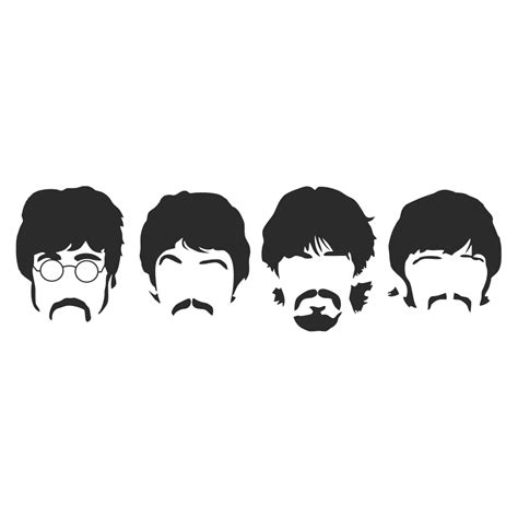 The Beatles Abbey Road Image Silhouette Help! - Silhouette png download ...