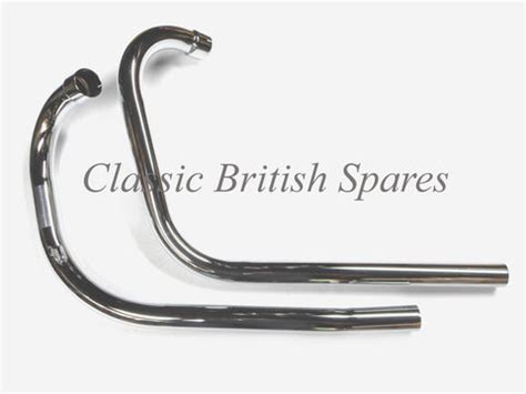 Vintage Triumph Motorcycle Exhaust Pipe Parts & Accessories – Classic ...