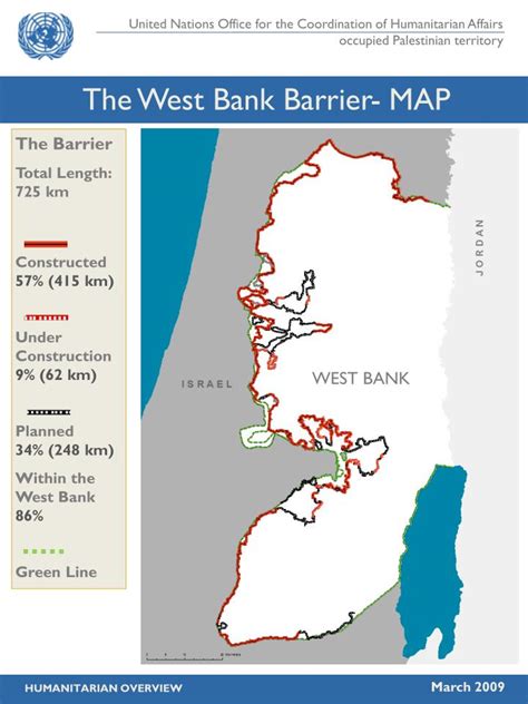 West Bank Barrier Map