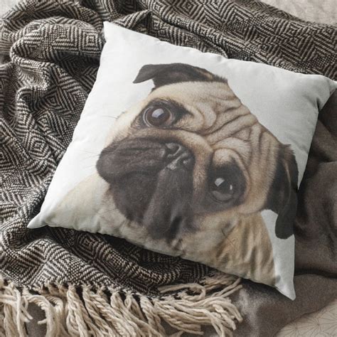 Pug Pillow - Etsy