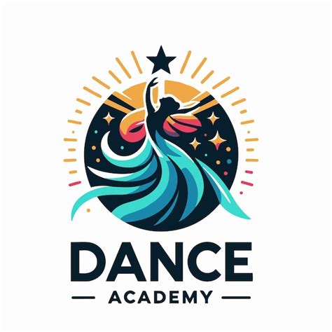 Dance academy logo vector | Premium AI-generated vector