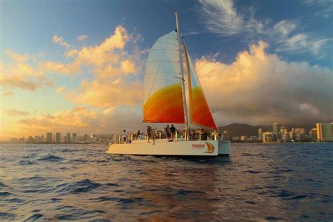 This Waikiki Sunset Cocktail Sail on the newest catamaran in Waikiki ...