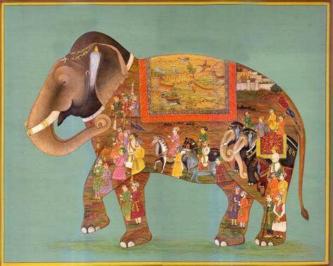 loverofbeauty | Mughal paintings, Elephant painting, Elephant art