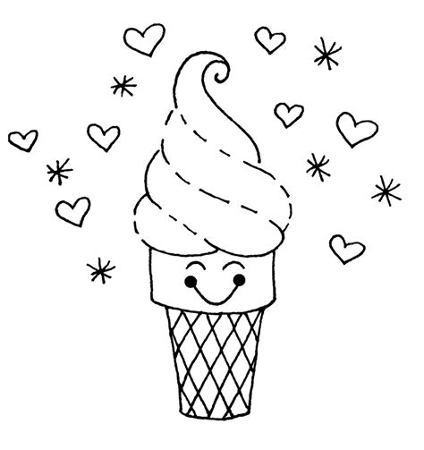 Free Printable Ice Cream Coloring Pages For Kids