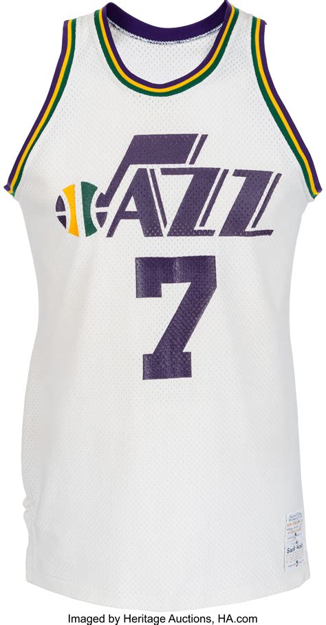 1975-76 "Pistol Pete" Maravich Game Worn New Orleans Jazz Jersey | Lot ...