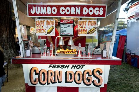 Corn dog stand, USA - Stock Image - C010/6908 - Science Photo Library